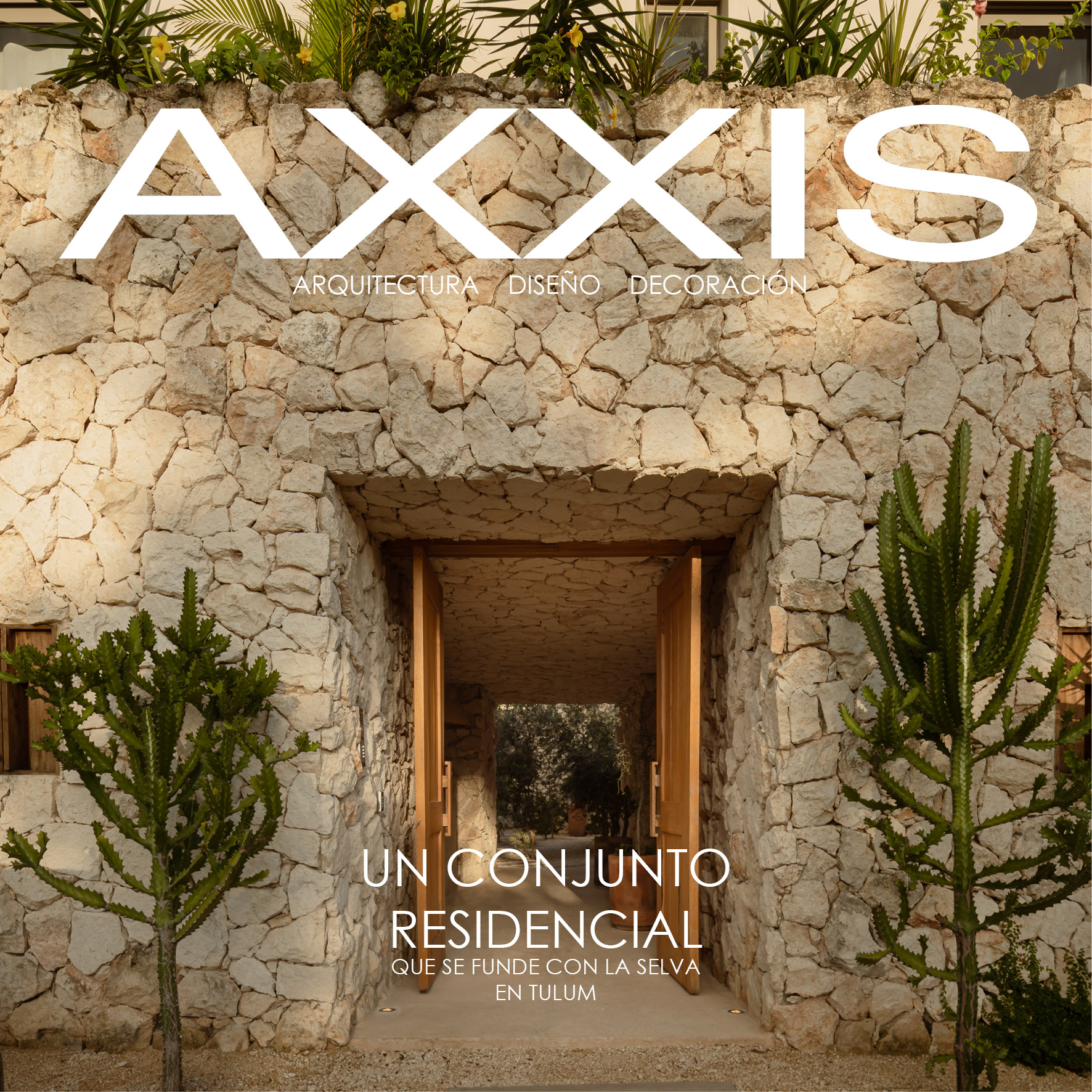 Un conjunto residencial que se funde con la selva en Tulum